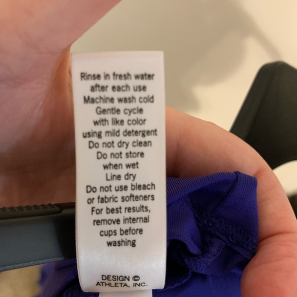 Athleta Strappy-back Dress w/ built-in bra M - Picture 8 of 8